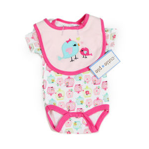 Cutie Pie Baby Girl Onesie 0-3 months NWT